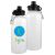 ขวดน้ำ สไตล์ นักกีฬา,สีขาว 400 ม.ล. สำหรับ พิมพ์ภาพถ่ายโอนความร้อน ---400ml Blank White Sport Bottle for Sublimation Printing