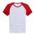 เสื้อยืดผ้าคอตตอน (  สำหรับเด็ก   )  มีสีสันที่แขนเสื้อสำหรับรองรับการพิมพ์สกรีน     (10  ตัว  /  แพ็ค ) ---Combed Cotton T-Shirt with Colorful Sleeve for Children