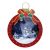 LED Snowing Musical Wall Bauble Decos with Santa and Bow