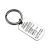 Christmas Gifts Stainless Steel Personalized Engraved Dog Tag Keychain to My Family / Love Gift