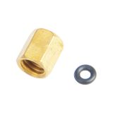 น็อตเกลียวทองแดงพร้อมวงแหวนสำหรับปรับข้อต่อท่อหมึกดัมเปอร์ขนาดเล็ก ----Copper Screw with O-ring for small damper Ink Piping