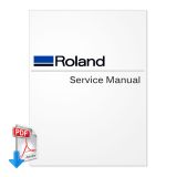 คู่มือการใช้งานเครื่องพิมพ์ Roland XJ-540 XJ-640 XJ-740 large format printerภาษาอังกฤษ(ดาวน์โหลดไฟล์) --- Roland XJ-540 XJ-640 XJ-740 Large Format Printer English Service Manual (Direct Download)
