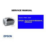 คู่มือเซอร์วิสเครื่องพิมพ์ EPSON RX600 610 620 630 Printer English Service Manual (Direct Download) ภาษาอังกฤษ (ดาวน์โหลดไฟล์)
