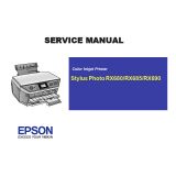 คู่มือเซอร์วิสเครื่องพิมพ์ EPSON RX680 685 690 Printer English Service Manual (Direct Download) ภาษาอังกฤษ (ดาวน์โหลดไฟล์)