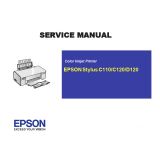 คู่มือเซอร์วิสเครื่องพิมพ์ EPSON Stylus C110 120/D120 Printer English Service Manual ภาษาอังกฤษ (ดาวน์โหลไฟล์)