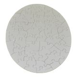 White Circle UV Printing Blank Jigsaw Puzzle Child DIY Games Toy