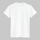 เสื้อยืดเปล่าสีขาวซับลิเมชั่นสำหรับผู้หญิง---Plain White Sublimation Blank Modal T-Shirt for Women