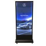 LED ตู้ไฟหน้าร้าน  80 x 180cm Double Sided LED Magnetic Light Box Stand with Wheels (Without Printing)
