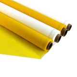 ผ้าโพลีเอสเตอร์,สีขาว ,สีเหลือง  สำหรับรองรับการพิมพ์ ,ทอตาข่าย 250  Mesh(ช่อง) กว้าง 50 นิ้ว ,ยาว 108 นิ้ว  --- 3 Yards 250 Mesh 50Inches Width Silk Screen Fabric 100T  