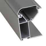 ขอบอลูมิเนียมสำหรับตู้ไฟหน้าพลาสติก 6090, (ขอบสีเงิน) --- Aluminum Profile for 6090 Flex Light Box(Silver)