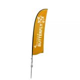แบนเนอร์ปีกนก 3 ม. พร้อมฐานเข็ม---3m Wing Banner with Spike Base