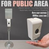 Electric Sensor Touchless Floor Stand Automatic Hand Sanitizer Dispenser For Public Area