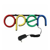 OPEN Business Sign Neon Lamp Type 3 Ultra Bright LED Store Shop Advertising Lamp