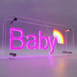 CALCA LED Neon Light Box Acrylic Panel Neon Sign（Baby）