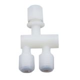 H-E Parts 3mm Threaded Three-way Tube Fitting for 2 x 3mm Tube