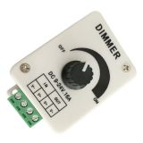 LED Dimmer 12V 16A No-level Manual Dimming Controller for Single Color Led Strip