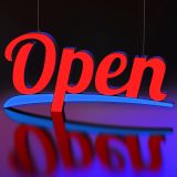 LED Open Sign LED Sign Modern Open Sign for Store Shop Home Office Store Bar Retail Door Signs Window Signage Decoration