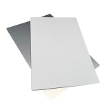 6" x 8" 100pcs Sublimation Blanks Aluminum Sheet Metal Board Gloss White 0.45mm Thickness