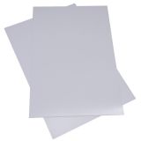 8" x 12" 100pcs Sublimation Blanks Aluminum Sheet Metal Board Matte White 0.45mm Thickness