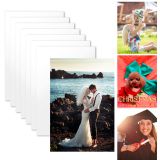 CALCA 8"x12" 20Pc Glossy White Sublimation Aluminum Sheets - 0.45mm Thick, Premium Metal Blanks for DIY Crafts & Personalization