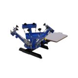 CALCA 4 Color Manual Screen Printing Press, Silk Screening Pressing DIY with 1 Station