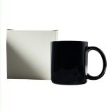 US Stock CALCA 36 Packs 11oz Sublimation Blank Full Color Changing Mugs Black High Glossy Sublimation Coffee Mugs, Magic Cups