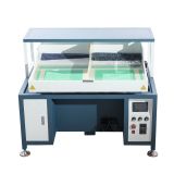 Double Station Automatic Pneumatic Heat Press Rhinestone Shaking Machine for T-shirts