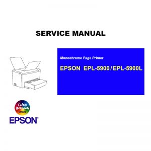 คู่มือการใช้งานเครื่องพิมพ์ EPSON EPL-5900 EPL-5900L Printer English Service Manual ภาษาอังกฤษ (ดาวน์โหลดไฟล์)