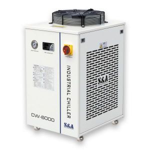 เครื่องทำน้ำเย็น  ,รูปแบบอุตสาหกรรม ,รุ่น  S&A CW-6000AI (1.28HP, AC220V, 50HZ) --- S&A CW-6000AI Industrial Water Chiller