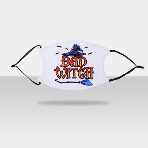 4.7" x 7" Adult Face Mask Bad Witch