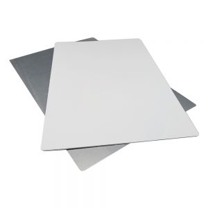 8" x 12" 100pcs Sublimation Blanks Aluminum Sheet Metal Board Gloss White 0.22mm Thickness