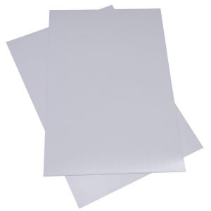 12" x 24" 100pcs Sublimation Blanks Aluminum Sheet Metal Board Matte White 0.45mm Thickness
