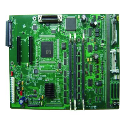 เมนบอร์ด  (PCB ) มืองสอง  สำหรับเครื่องพิมพ์   HP design jet 1050c    ---  Original HP Mainboard / PCB for DesignJet 1050C (Second Hand)