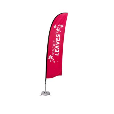 สแตนธงชายหาดหรือธงขนนกหรือธงโฆษณา, ขนาด 13.1ฟุต   ( แสดงภาพกราฟิกสองด้าน) Flagpole---13.1 ft Wing Banner (Double Sided Graphic Only)