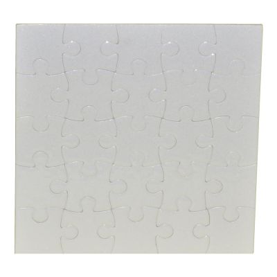 Pearlescent White Square UV Printing Blank Jigsaw Puzzle Child DIY Games Toy