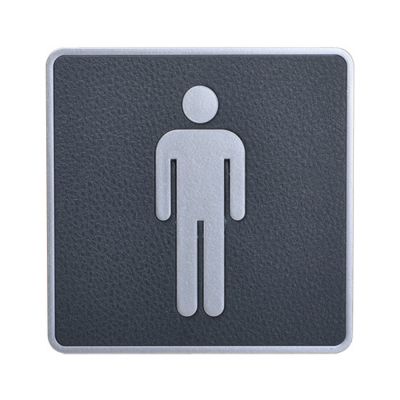 ป้ายสัญญาลักษณ์ ห้องน้ำชาย  วัสดุ ABS ใหม่ล่าสุด---Male, Toilet ,Restroom Signs, ABS New Material