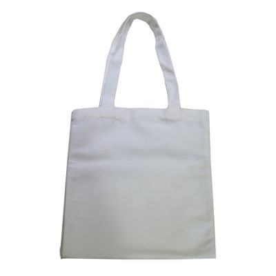 กระเป๋าผ้าใบสำหรับพิมพ์ระเหิด  Blank Dye Sublimation Shopping Canvas Bag