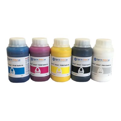 US Stock, Dupont Artistri CMYK+White Textile Ink DTG Ink - P5000+ Series-1.25L