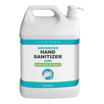 Hand Gel wash Rinse-Free Waterless ALCOHOL based Disinfectant 128FL.OZ/3.8L/ 1gallon 75%(V/V) Alcohol with Pump