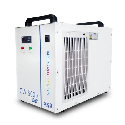 เครื่องหล่อเย็น รุ่น S&A CW-5000TG---S&A CW-5000TG Industrial Water Chiller (AC220V 50Hz) for a Single 80W or 100W CO2 Glass Laser Tube Cooling, 0.4HP