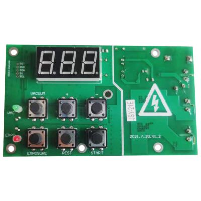 LED Vacuum Exposure Unit Control Panel