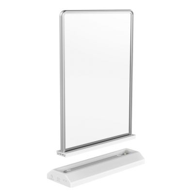 US Stock Rechargeable A4 desktop advertising light box Acrylic Flashing Led Light Table Menu Restaurant Card Display Holder Stand