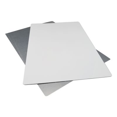 12" x 16" 100pcs Sublimation Blanks Aluminum Sheet Metal Board Gloss White 0.22mm Thickness