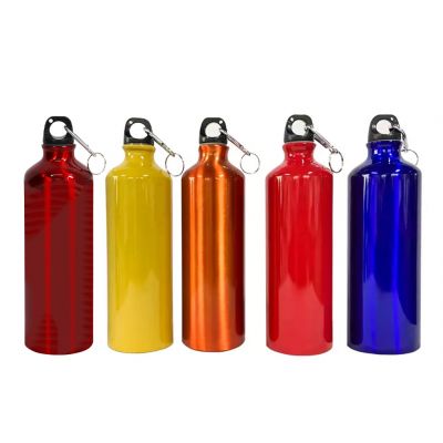 CALCA 60pcs/Pack 750ml Colorful Aluminum Sports Bottle for Sublimation Printing
