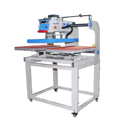 40*60cm Up-Slide Pneumatic Double Station Heat Transfer Machine 