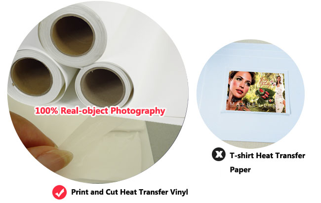 White Color Print & Cut Heat Transfer Vinyl-24