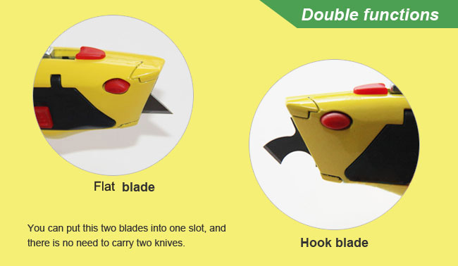 Flat Blades for Bowery Adjustable Fixed Blade Hook Cutter