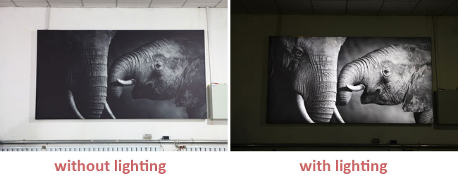 Tension Fabric for Light Box (Wide Format) application 2