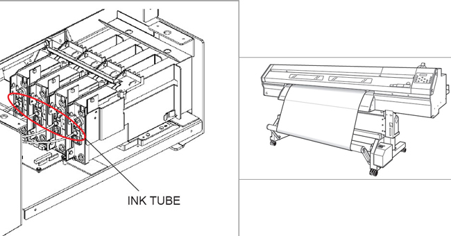 Solvent Ink Tube 3mmx5mm for Wide Format Printers
