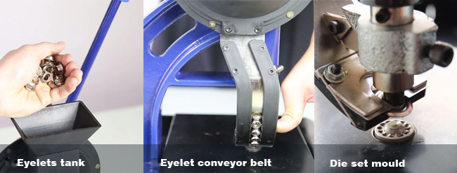 Hand Pressing Tool Grommet Machine Details